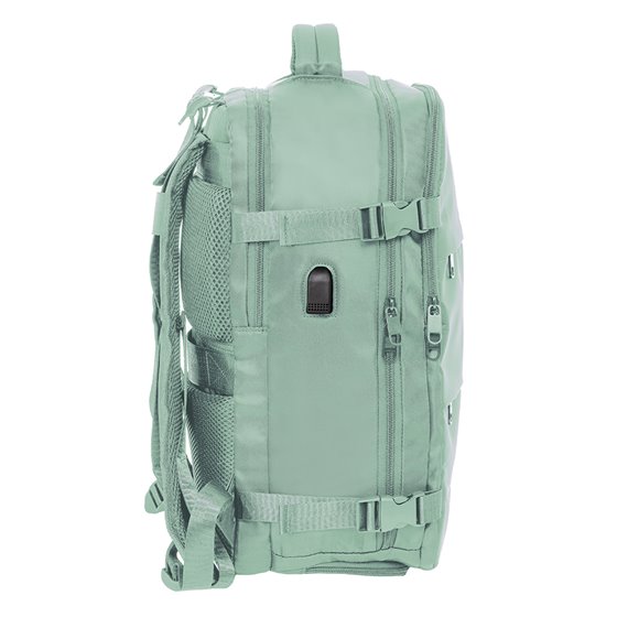 Mochila Viaje Cabina Portatil 15,6'' Safta "Verde Pastel" 29 x 44 x 19 cm.