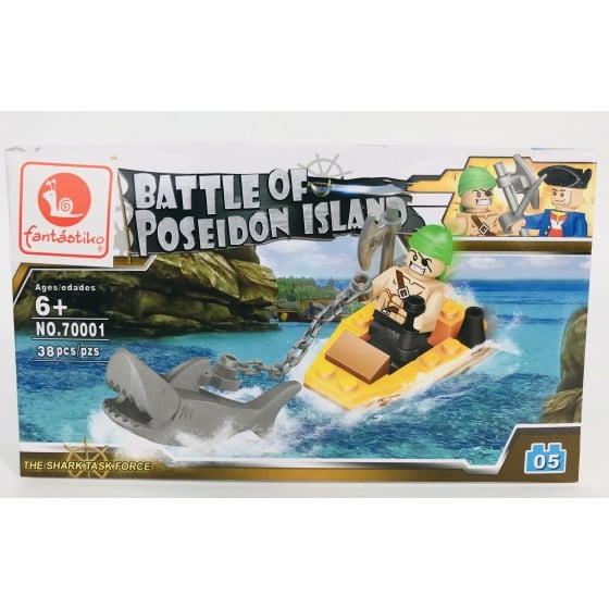 Juego Bloques JUINSA Construcción Pirata Exp. X12