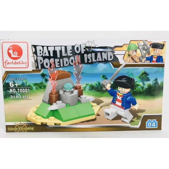 Juego Bloques JUINSA Construcción Pirata Exp. X12