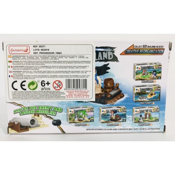 Juego Bloques JUINSA Construcción Pirata Exp. X12