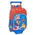 Mochila + Carro 705 Paw Patrol "Cool" 26 x 34 x 11 cm.