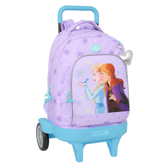 Mochila Grande Con Ruedas Compact Evolution Extraible Frozen "Spirit" 33 x 45 x 22 cm.