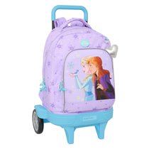 Mochila Grande Con Ruedas Compact Evolution Extraible Frozen "Spirit" 33 x 45 x 22 cm.
