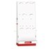 Expositor 10 Ganchos Vacio Safta 65 x 158 x 28 cm.