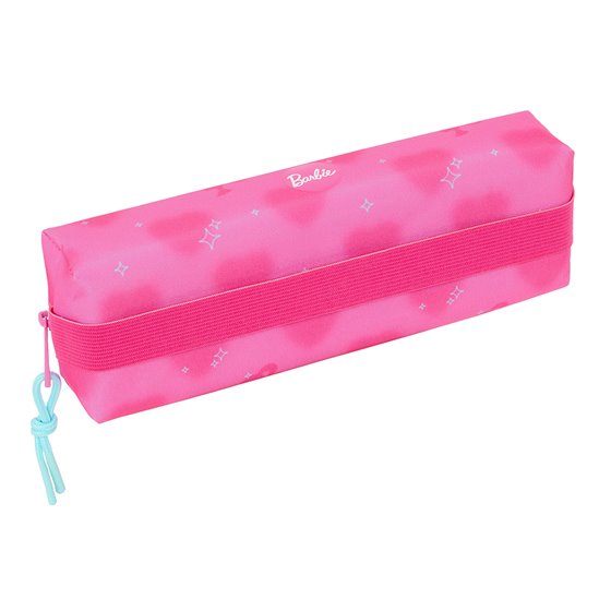 Portatodo Rectangular Con Goma Elastica 22 cm. Barbie "Corazones" 22 x 4 x 7 cm.