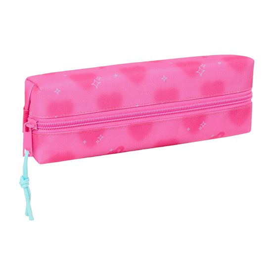Portatodo Rectangular Con Goma Elastica 22 cm. Barbie "Corazones" 22 x 4 x 7 cm.