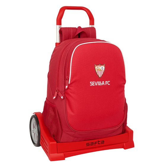 Mochila + Carro Evolution Resis Agua Sevilla Fc 32 x 43 x 14 cm.