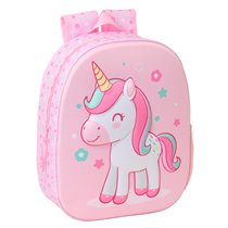 Mochila 3D Safta Unicorn 3D 27 x 33 x 10 cm.