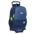 Mochila + Carro 905 Munich "Blue Indigo" 32 x 44 x 16 cm.