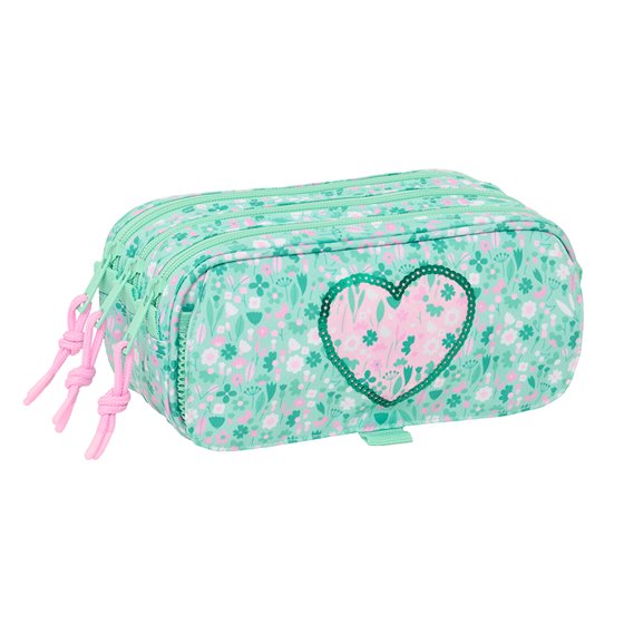 Portatodo Triple Big Safta "Cuore" 21,5 x 10 x 8 cm.