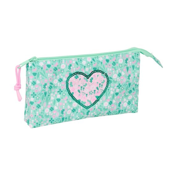 Portatodo Triple Safta "Cuore" 22 x 12 x 3 cm.