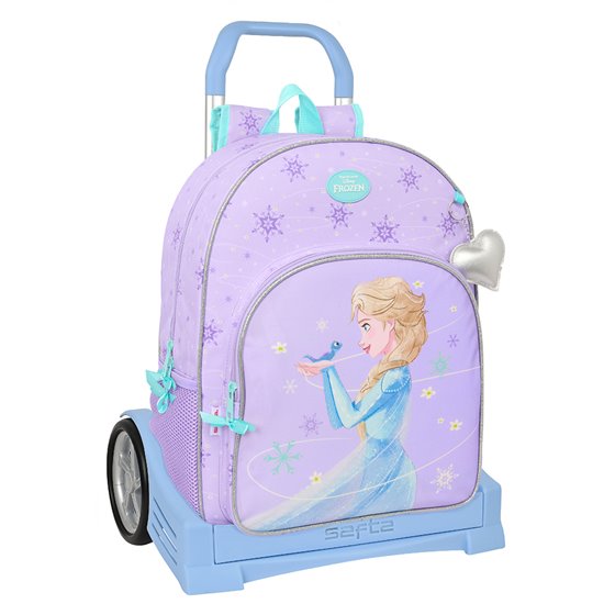 Mochila + Carro Evolution Frozen "Spirit" 33 x 42 x 14 cm.