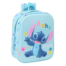 Mochila Guarderia 3D Stitch 3D 22 x 27 x 10 cm.