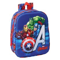 Mochila Guarderia 3D Avengers 3D 22 x 27 x 10 cm.