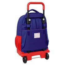 Mochila Grande Con Ruedas Compact Extraible Atco. De Madrid 33 x 45 x 22 cm.
