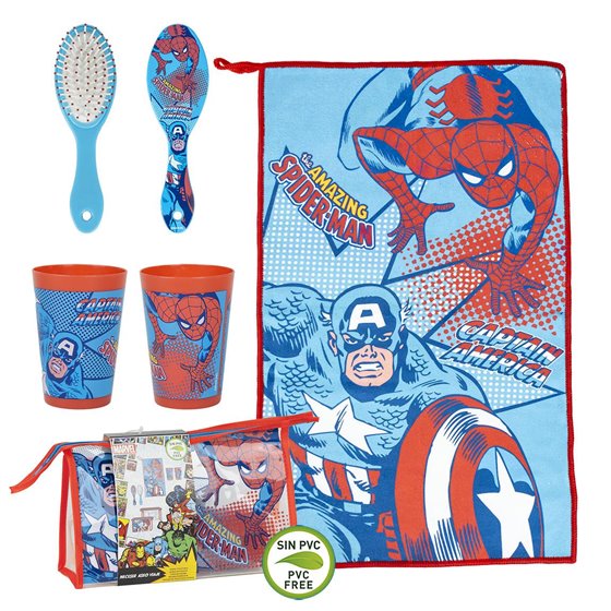 Neceser Aseo Viaje Accesorios Avengers Cerdá 23.0 x 15.0 x 8.0 cm.