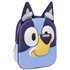Mochila Infantil 3D Aplicaciones Bluey Cerdá 22.0 x 27.0 x 10.0 cm.