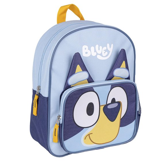 Mochila Infantil Escolar Aplicaciones Bluey Cerdá 15.5 x 30.0 x 10.0 cm.