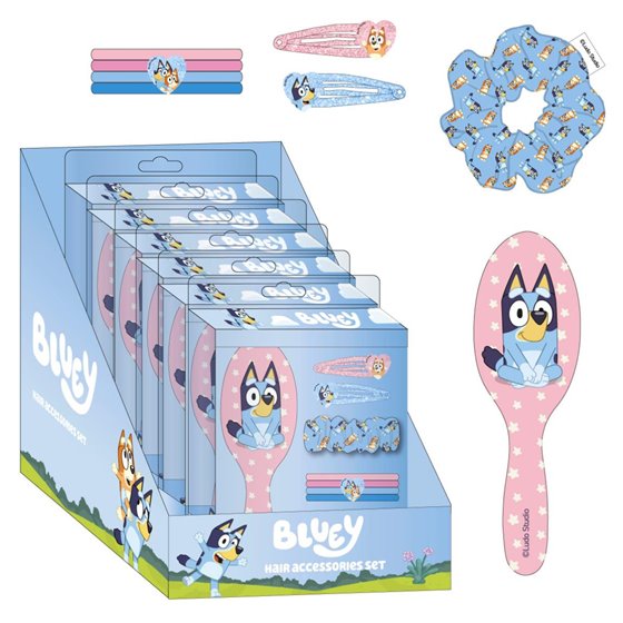Set De Belleza Accesorios Display Bluey Cerdá 14.0 x 21.0 x 4.0 cm.