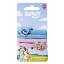 Accesorios Pelo Coletero 4 Piezas Bluey Cerdá 6.5 x 12.5 x 2.0 cm.