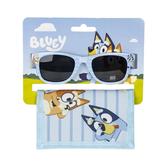 Gafas De Sol Set Cartera Bluey Cerdá 15.0 x 18.0 x 2.0 cm.