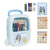 Set Papelería Coloreable Trolley Bluey Cerdá 22.0 x 25.5 x 9.0 cm.