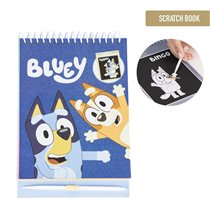 Set De Papelería Scratch Book Bluey Cerdá 14.0 x 20.5 x 1.0 cm.