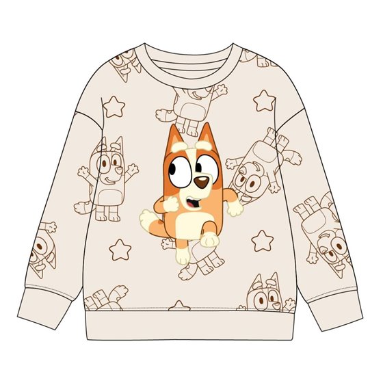 Sudadera Cotton Brushed Bluey Cerdá 3 Años-6 Años: 4,4,3,1
