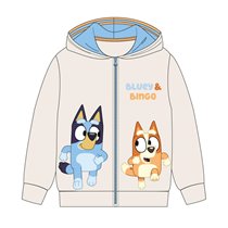 Sudadera Con Capucha Cotton Brushed Cremallera Bluey Cerdá 3 Años-6 Años: 4,4,3,1
