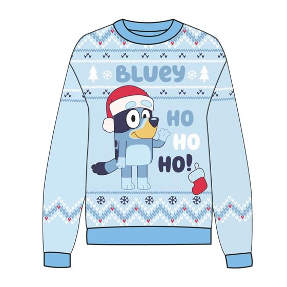 Jersey Punto Navideño Bluey Cerdá 3 Años-6 Años: 4,4,3,1