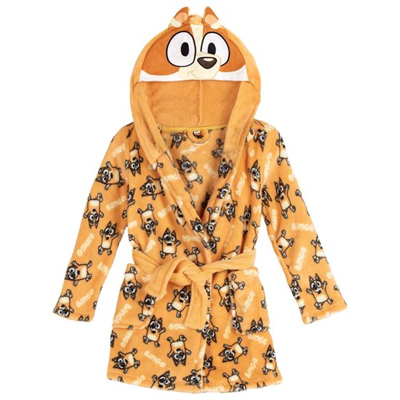 Batín Coral Fleece Aplicaciones Bluey Cerdá 3 Años-6 Años: 4,4,3,1