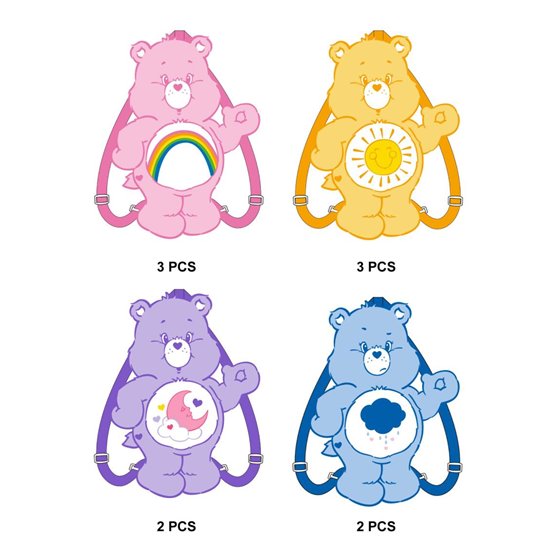 Mochila Infantil Personaje Peluche Care Bears Cerdá T.Unica: 3,2,3,2
