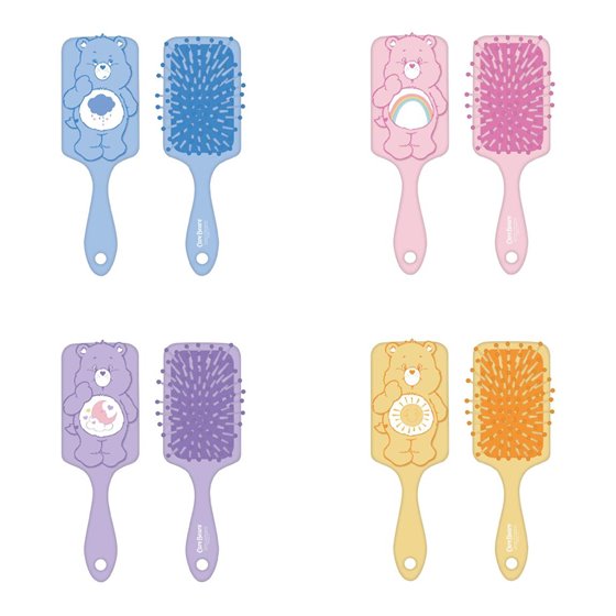 Cepillos Rectangular Care Bears Cerdá T.Unica: 3,3,3,3