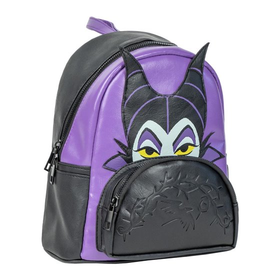 Mochila Casual Moda Aplicaciones Disney Villanas Cerdá 23.0 x 25.5 x 11.4 cm.