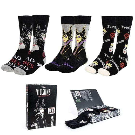 Pack Calcetines 3 Piezas Disney Villanas Cerdá T3643:Tu 36-43