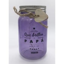 Tarro Decorativo Con Luz ROYMART "Papá Eres Lo Más"