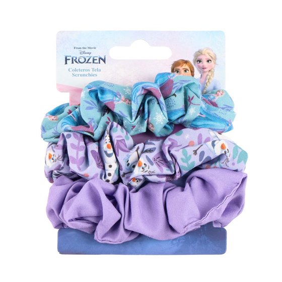 Accesorios Pelo Coletero De Tela 3 Piezas Frozen Cerdá 8.9 x 13.5 x 0.1 cm.