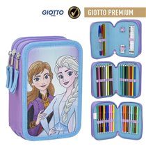 Plumier Con Accesorios Giotto Frozen Cerdá 12.5 x 6.5 x 19.5 cm.