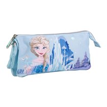 Estuche Portatodo 3 Compartimentos Frozen Cerdá 12.0 x 3.0 x 22.5 cm.