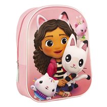 Mochila Infantil 3D Gabby´S Dollhouse Cerdá 25.0 x 31.0 x 10.0 cm.