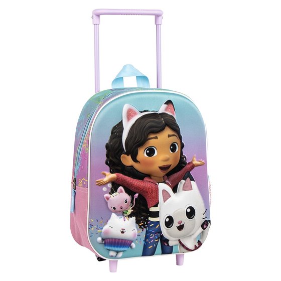 Mochila Infantil Trolley 3D Gabby´S Dollhouse Cerdá 25.0 x 36.0 x 10.0 cm.