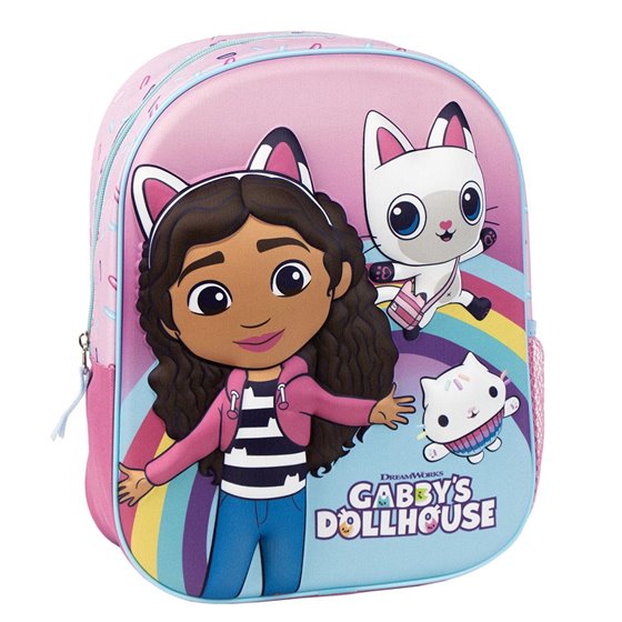 Mochila Infantil 3D Gabby´S Dollhouse Cerdá 26.0 x 31.0 x 10.0 cm.