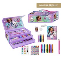 Set Papelería Coloreable Maletín Gabby´S Dollhouse Cerdá 26.0 x 10.0 x 13.0 cm.