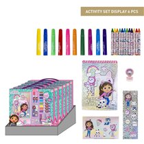 Set Papelería Coloreable Display Gabby´S Dollhouse Cerdá 30.0 x 30.0 x 2.5 cm.