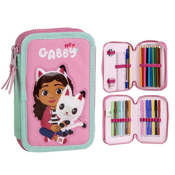 Plumier Con Accesorios Gabby´S Dollhouse Cerdá 12.5 x 19.5 x 4.5 cm.