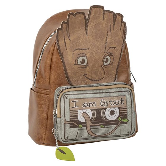 Mochila Casual Moda Aplicaciones Guardians Of The Galaxy Groot Cerdá 16.0 x 25.5 x 23.0 cm.