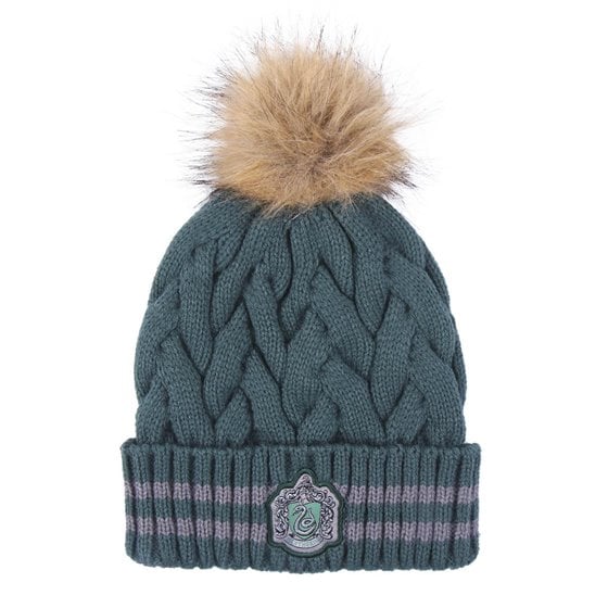 Gorro Tricot Pompom Harry Potter Slytherin Cerdá Tu:T.Unica