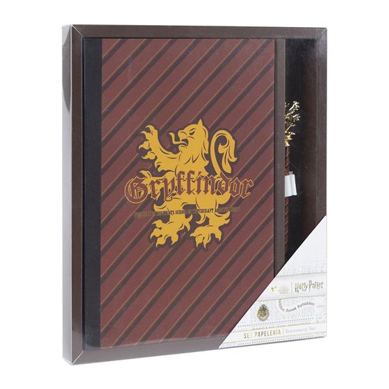 Set De Papelería Harry Potter Gryffindor Cerdá 22.0 x 22.0 x 2.5 cm.