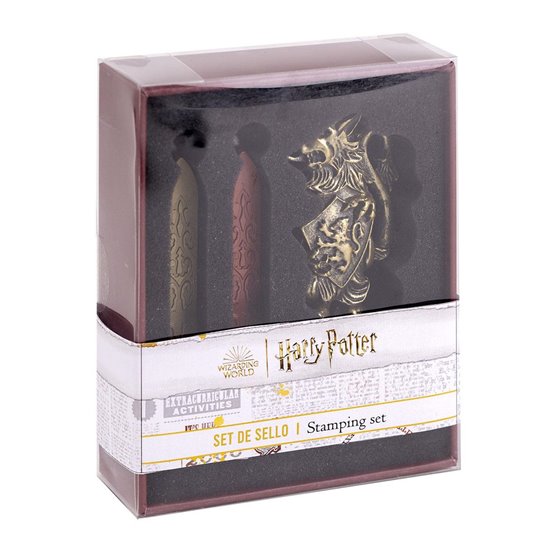 Set De Papelería Sello Harry Potter Gryffindor Cerdá 10.0 x 13.0 x 4.0 cm.