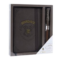 Set De Papelería Varita Harry Potter Hogwarts Cerdá 22.0 x 22.0 x 2.5 cm.